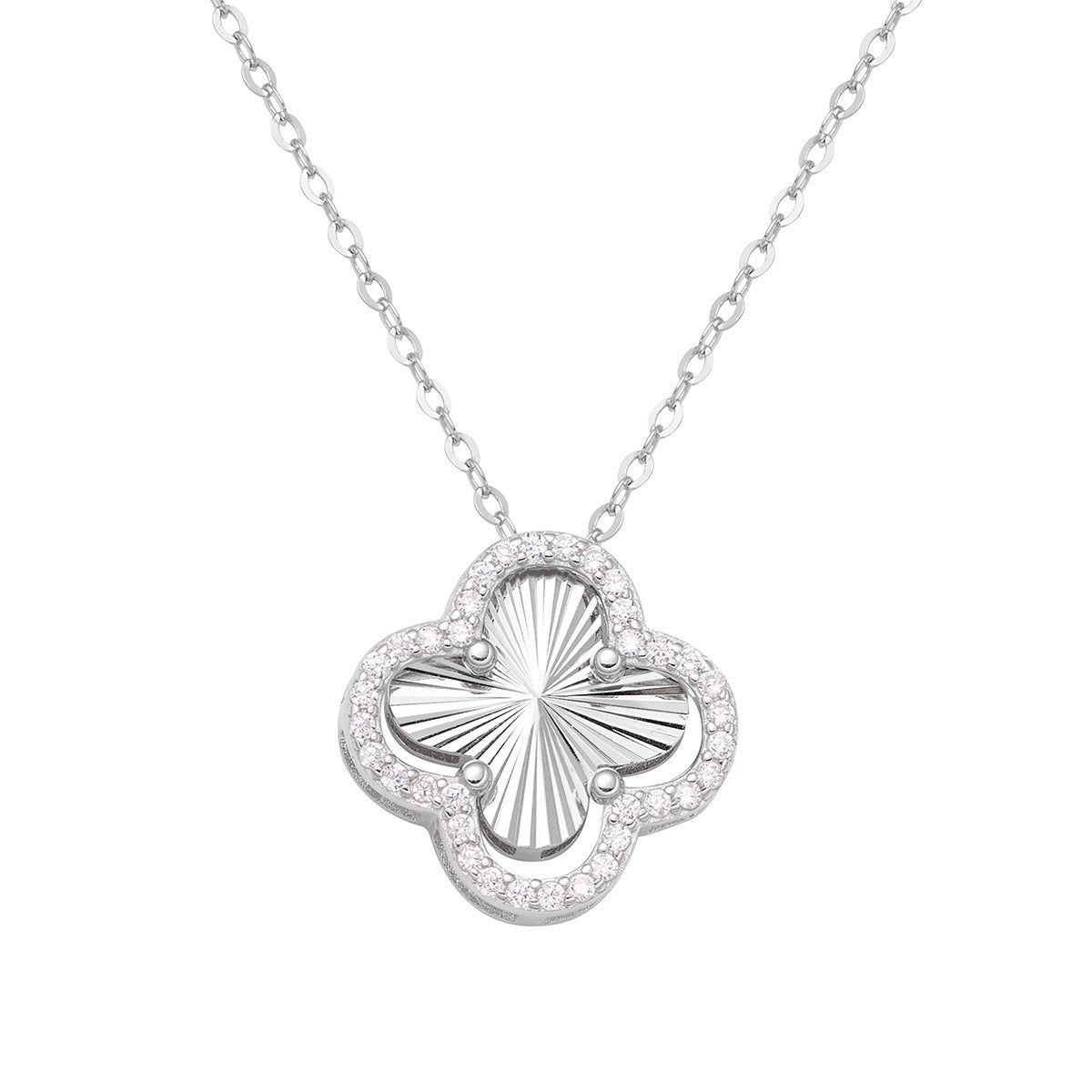Lucky Four-Leaf Clover Exquisite Necklace