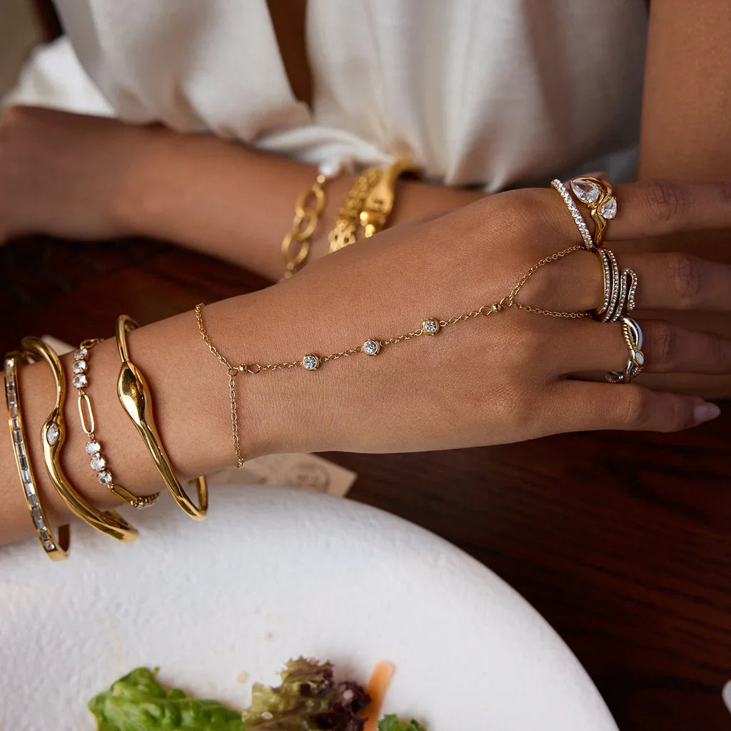 Nerisse Two-Tone Twist Ring